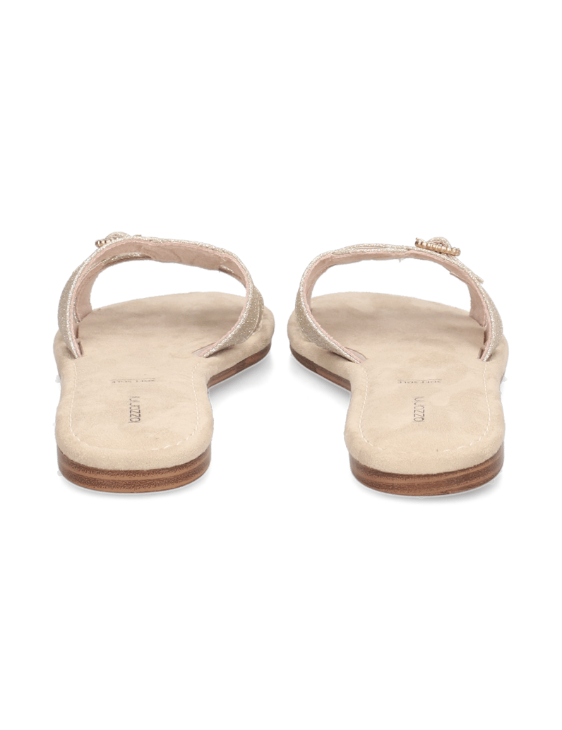 Lazzarini-textil-pantofle-zlatá