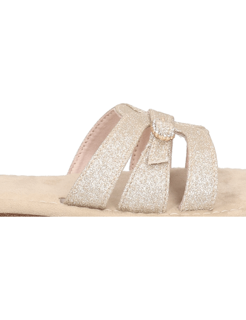 Lazzarini-textil-pantofle-zlatá