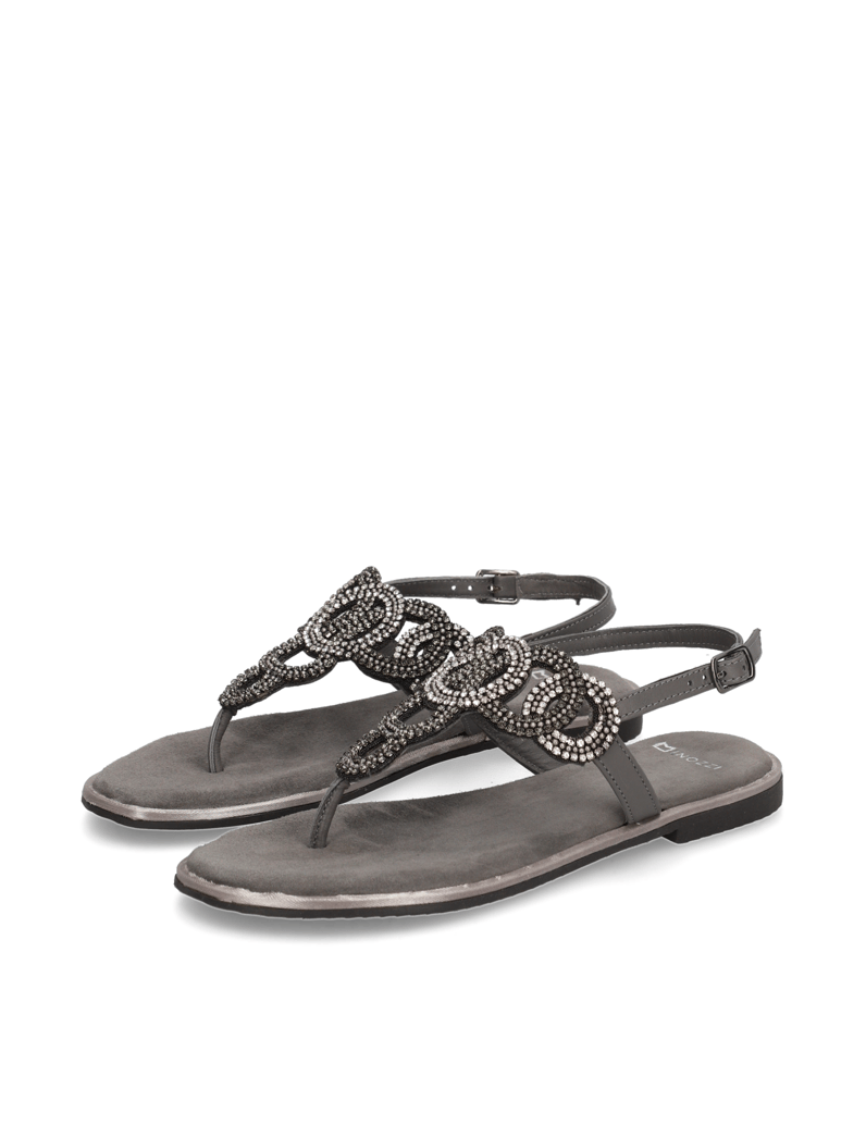 Minozzi-Veloursleder-Sandale