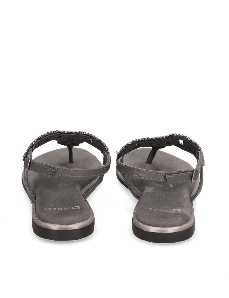 Minozzi-Veloursleder-Sandale