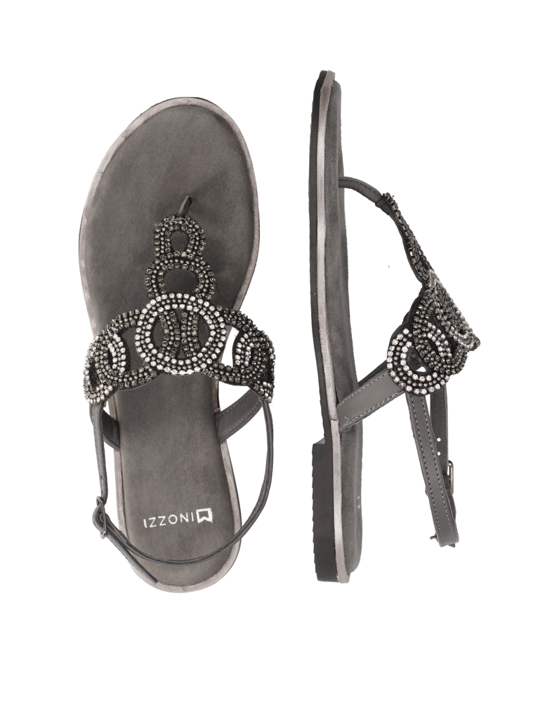 Minozzi-Veloursleder-Sandale