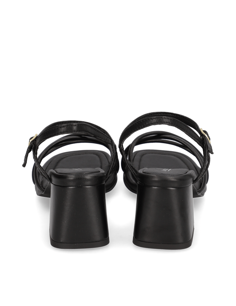 Lazzarini-Glattleder-Sandale-černá