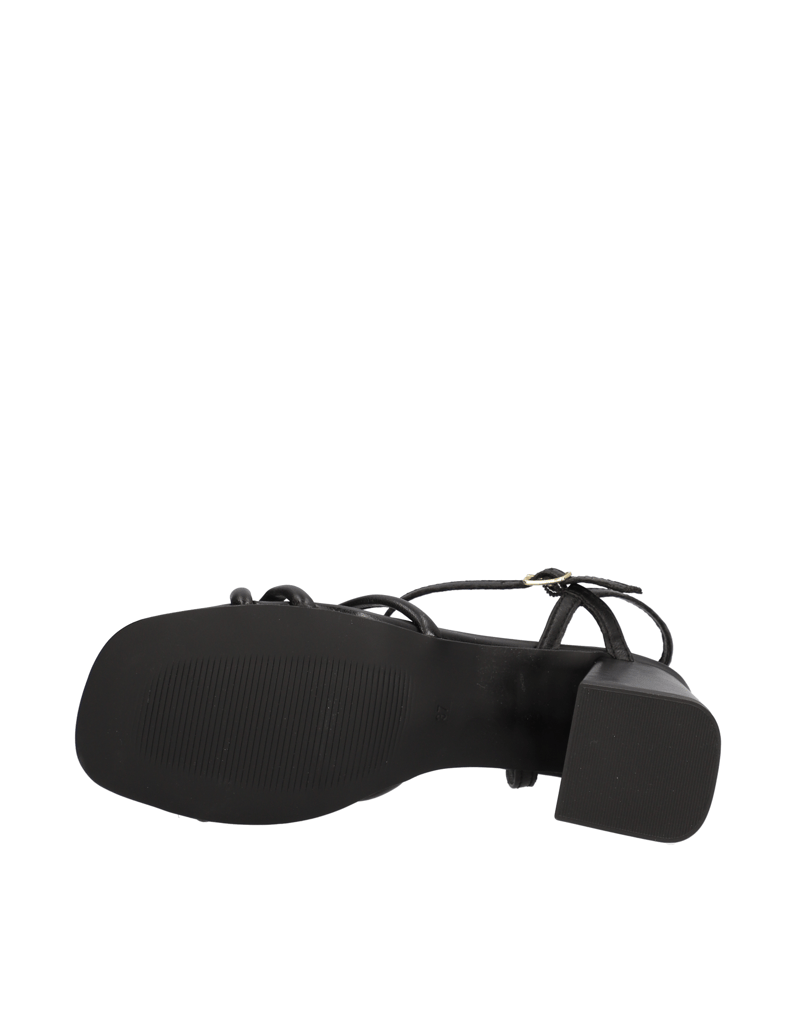 Lazzarini-Glattleder-Sandale-černá
