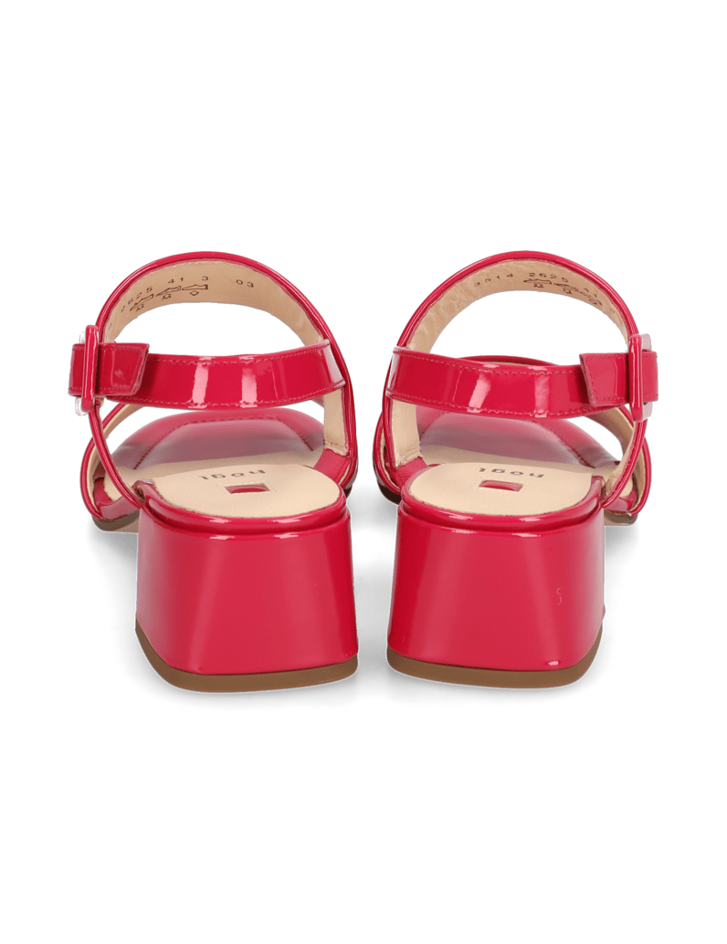 Högl-Lackleder-Sandale-čierna