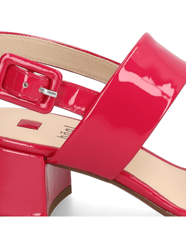 Högl-Lackleder-Sandale-čierna