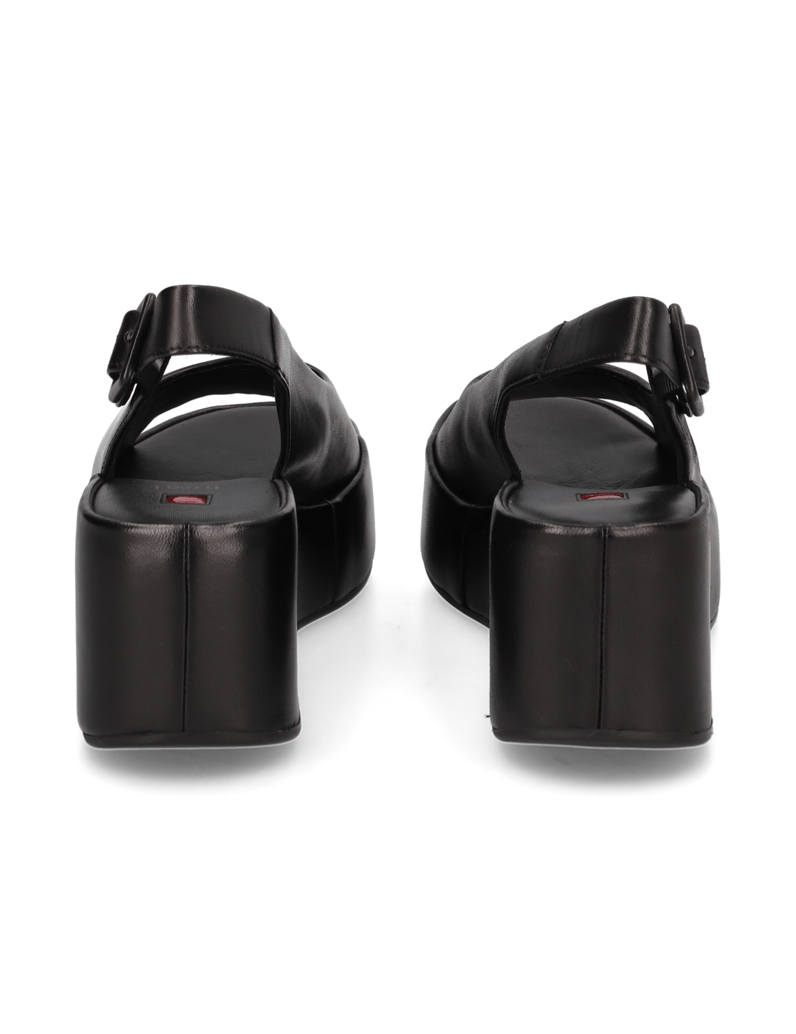 Högl-Glattleder-Keilsandale-schwarz