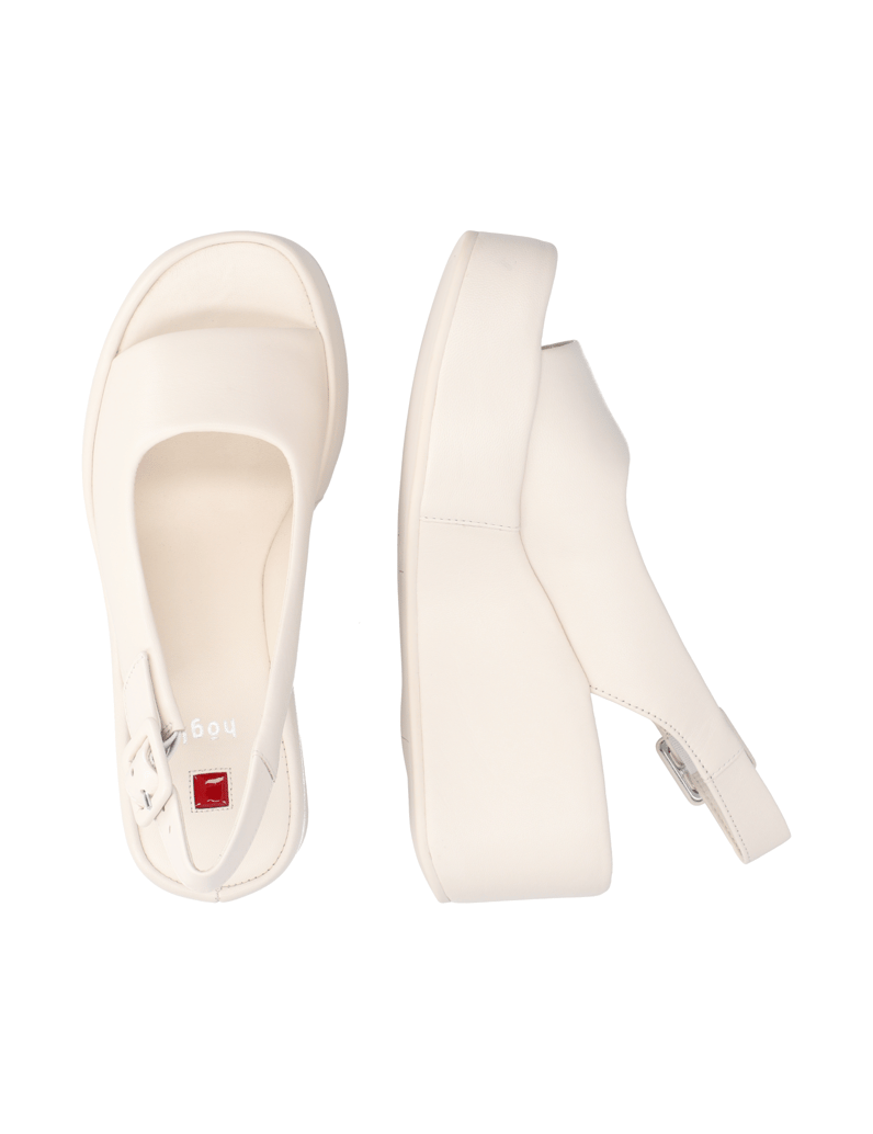 Högl-hladká-kůže-sandály-na-klínku-béžová