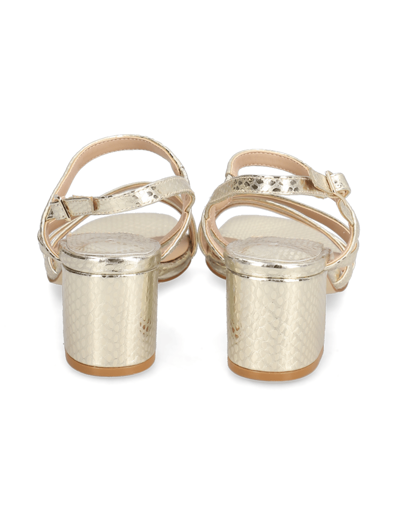 Lazzarini-Glattleder-Sandale-zlatá