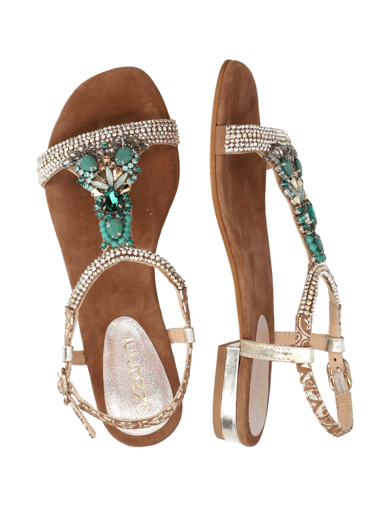 Lazzarini-Veloursleder-Sandale