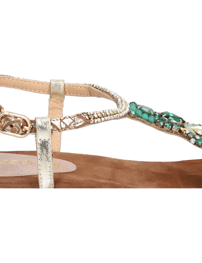 Lazzarini-Veloursleder-Sandale