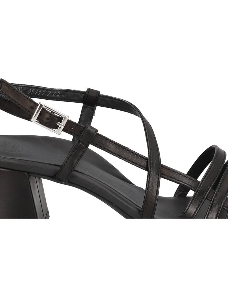 PAUL-GREEN-Glattleder-Sandale-schwarz