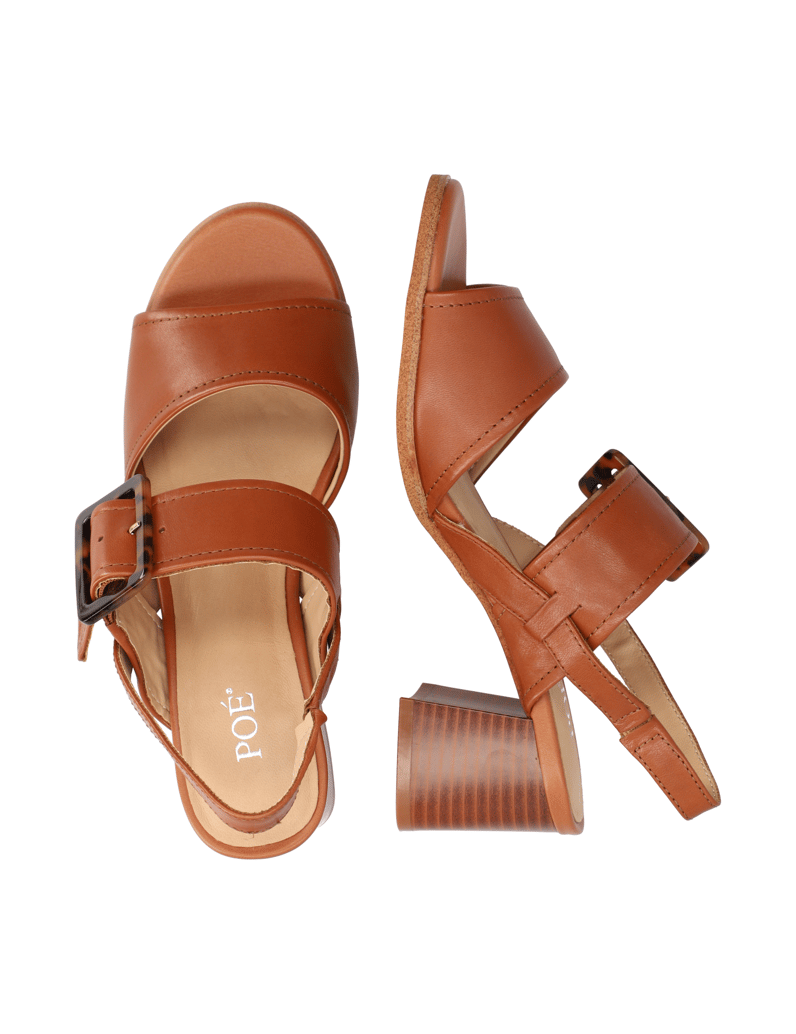 POE-Glattleder-Sandale