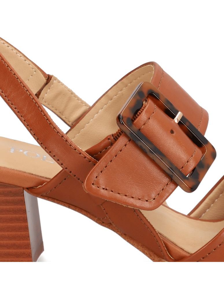 POE-Glattleder-Sandale