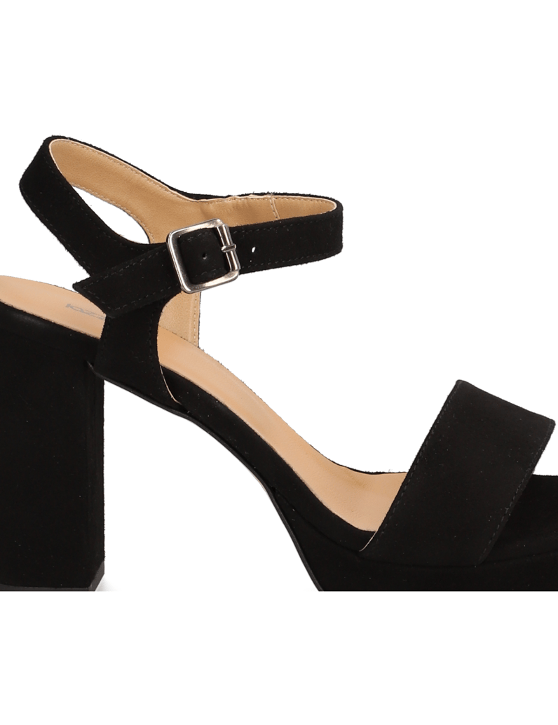 Lazzarini-Veloursleder-Sandale-schwarz