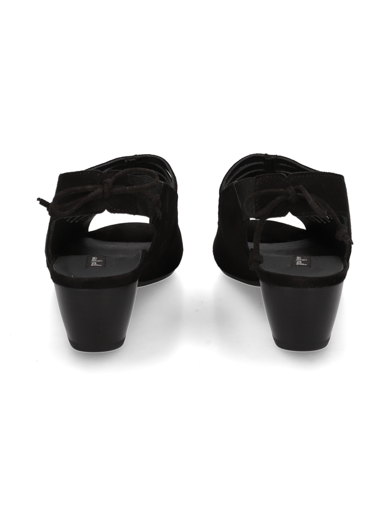 PAUL-GREEN-Veloursleder-Sandale-schwarz