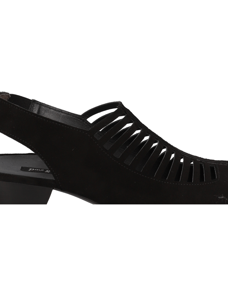 PAUL-GREEN-Veloursleder-Sandale-schwarz