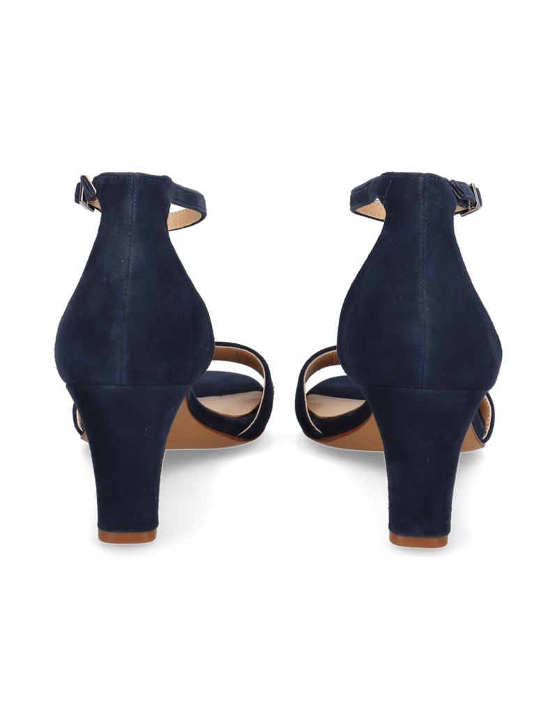 Lazzarini-velúr-Sandále-čierna