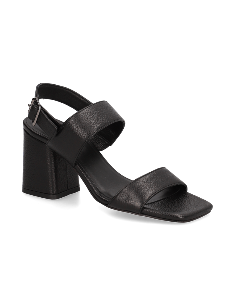 Lazzarini-Glattleder-Sandale-schwarz