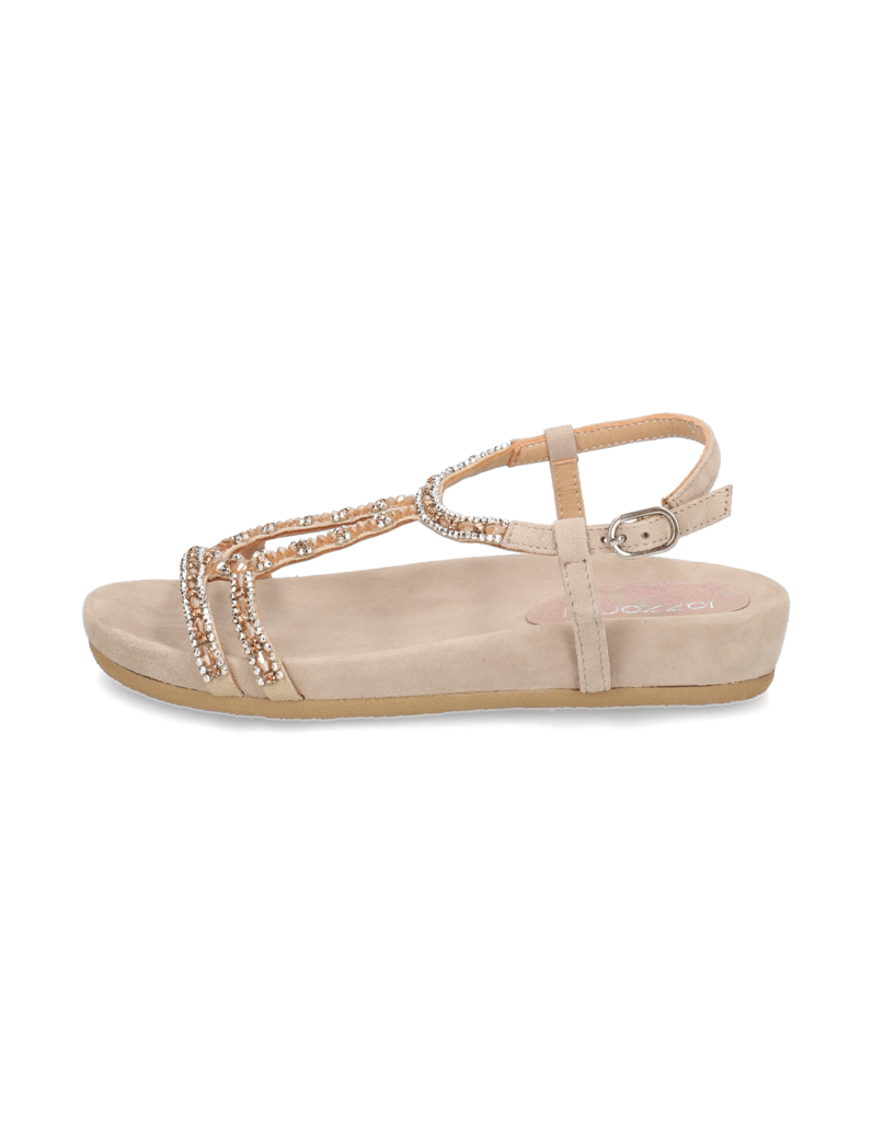 Lazzarini-Veloursleder-Sandale-beige