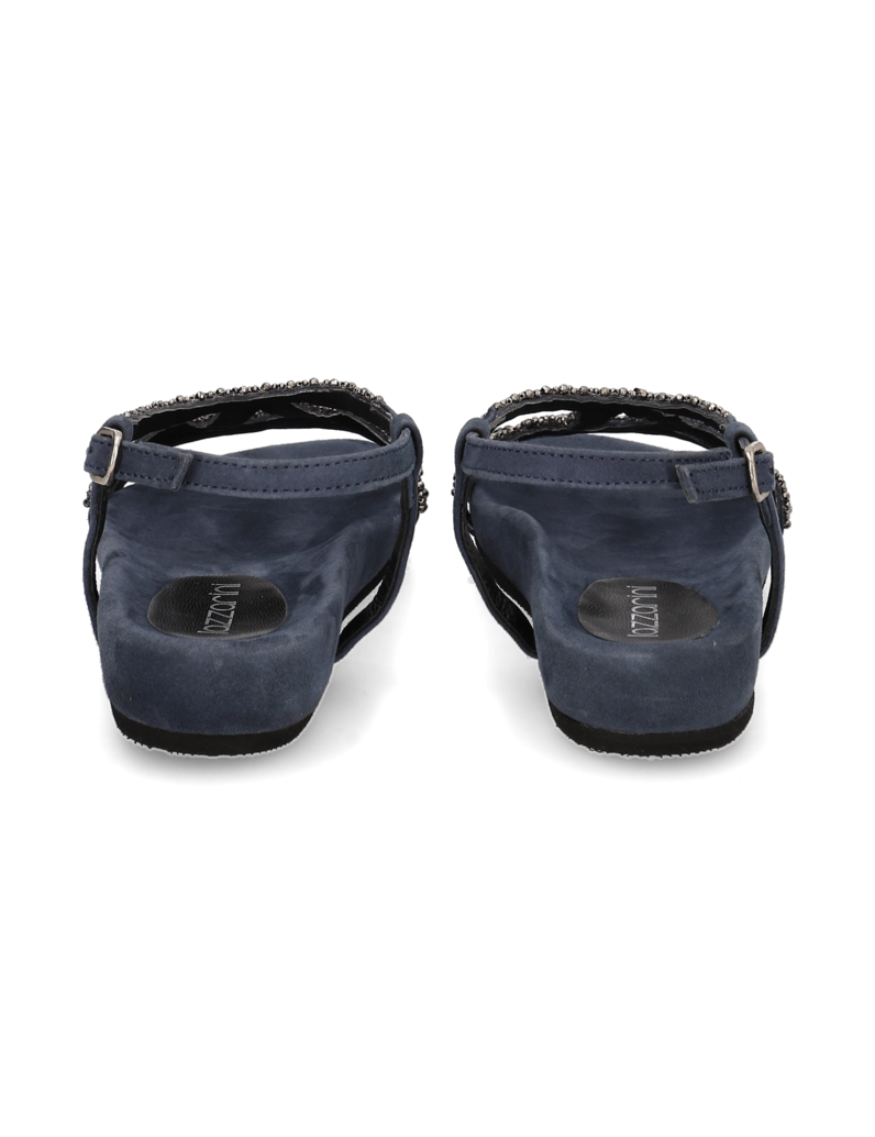 Lazzarini-Veloursleder-Sandale-beige