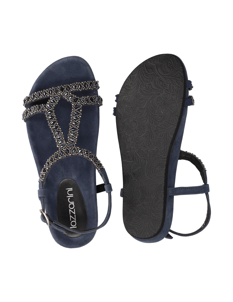 Lazzarini-Veloursleder-Sandale-beige