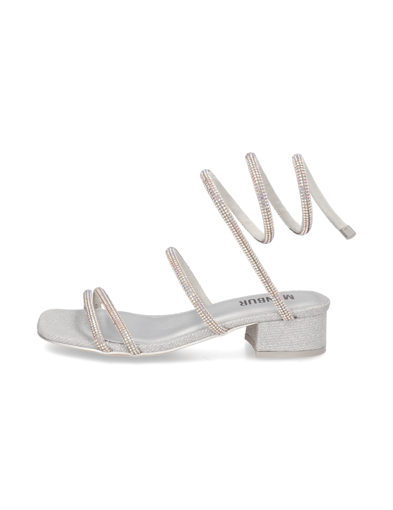 MENBUR-Lederimitat-Sandale-gold