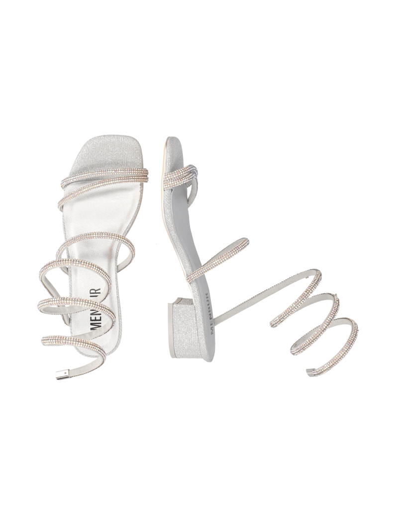 MENBUR-Lederimitat-Sandale-gold