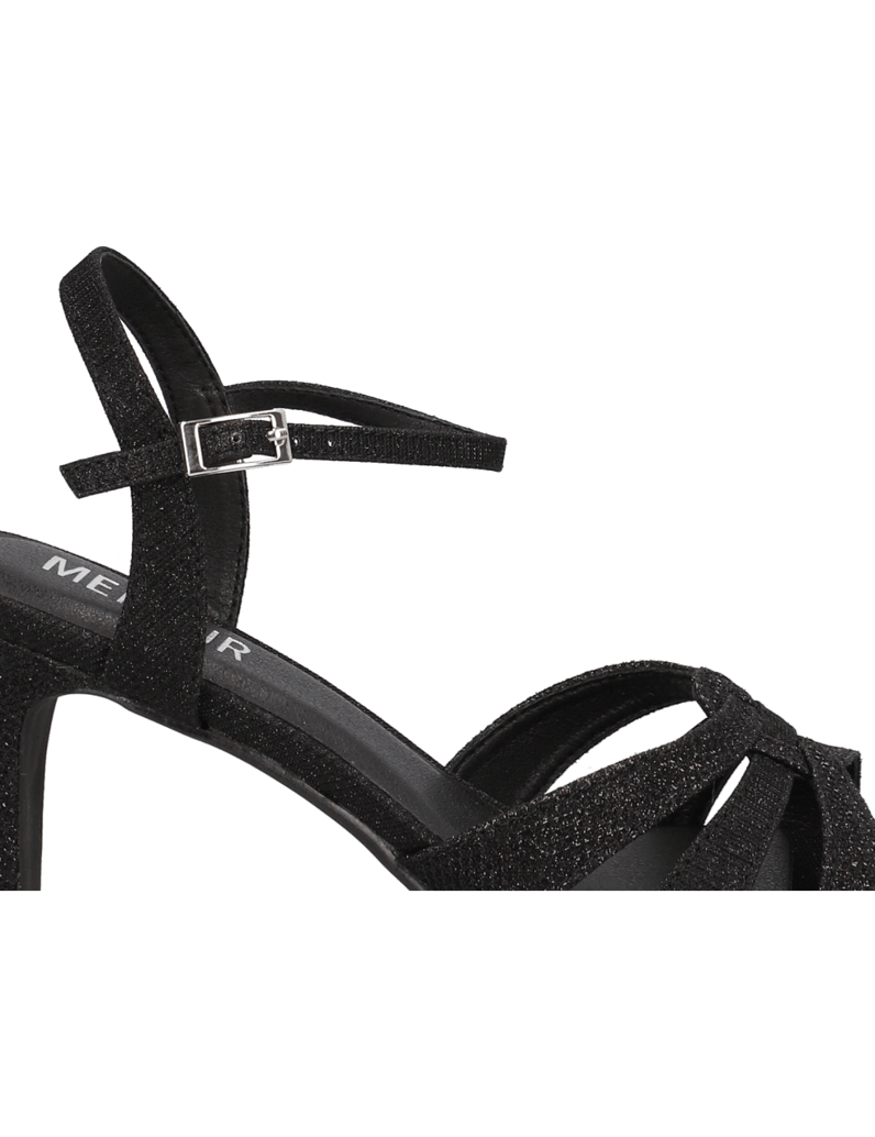 MENBUR-Textil-Sandale-schwarz