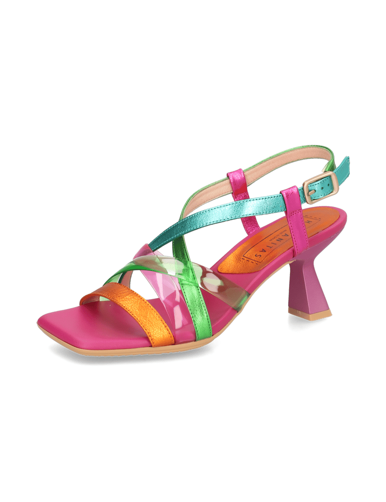 Hispanitas-Glattleder-Sandale-multicolor