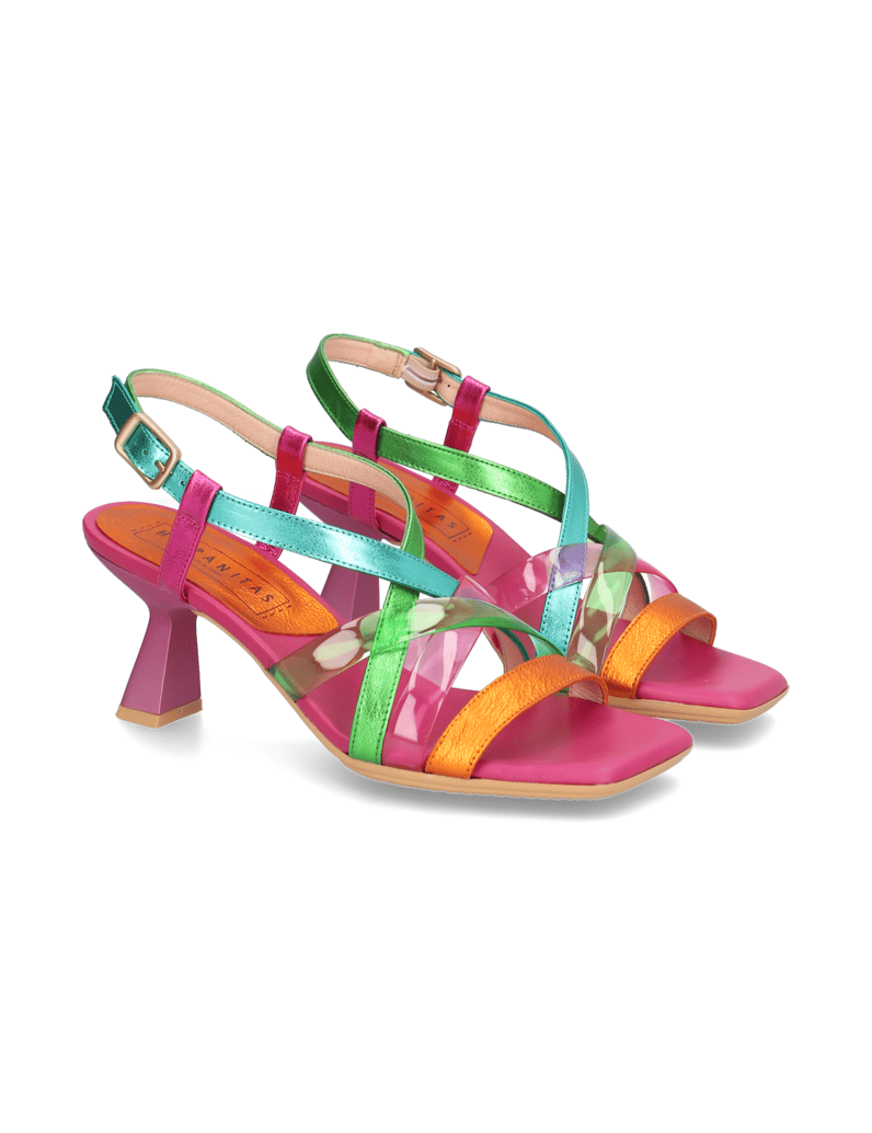 Hispanitas-Glattleder-Sandale-multicolor