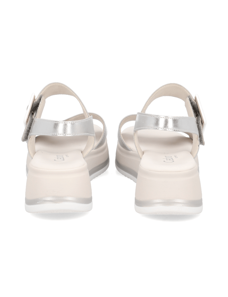 Gabor-Glattleder-Sandale-silber