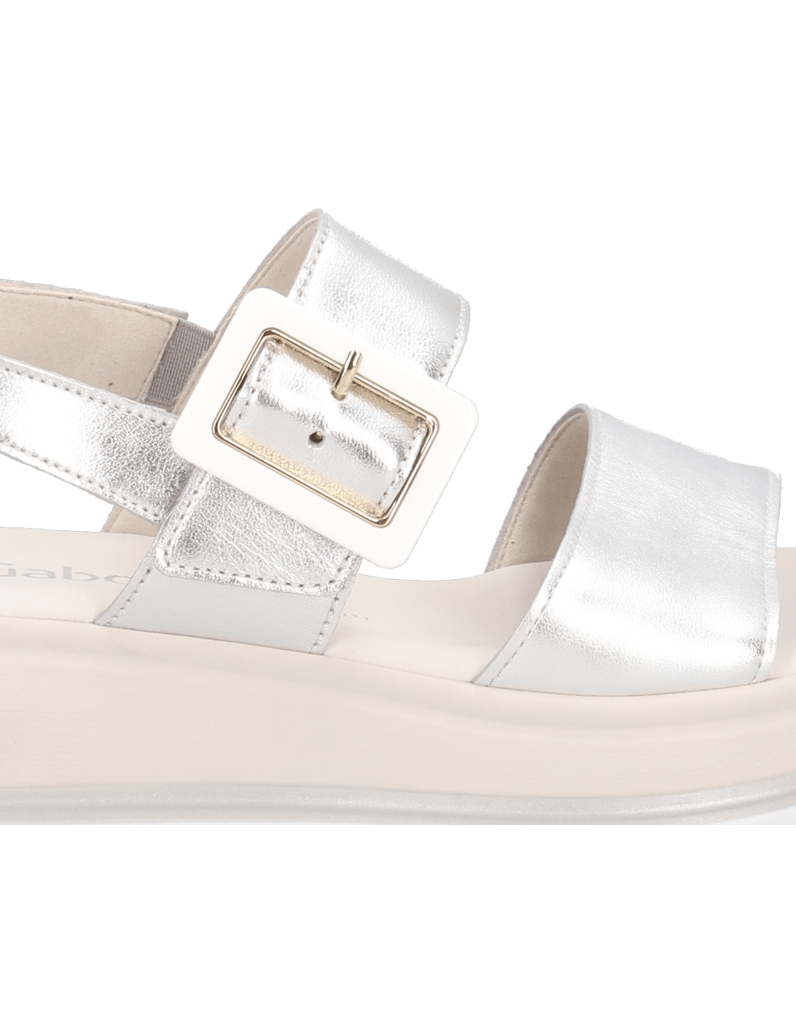 Gabor-Glattleder-Sandale-silber