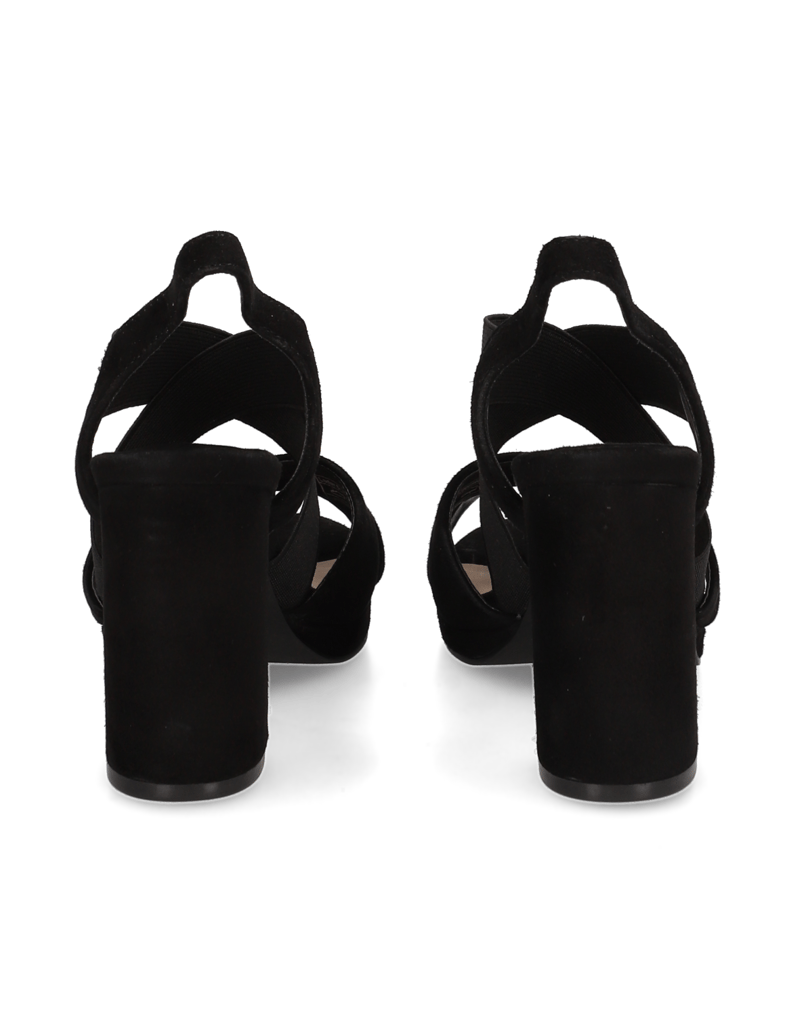 Lazzarini-Veloursleder-Sandale-schwarz