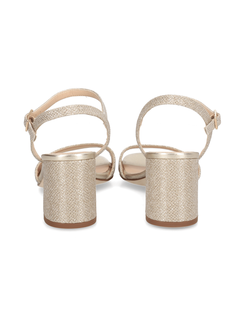 Unisa-textil-sandály-stříbrná