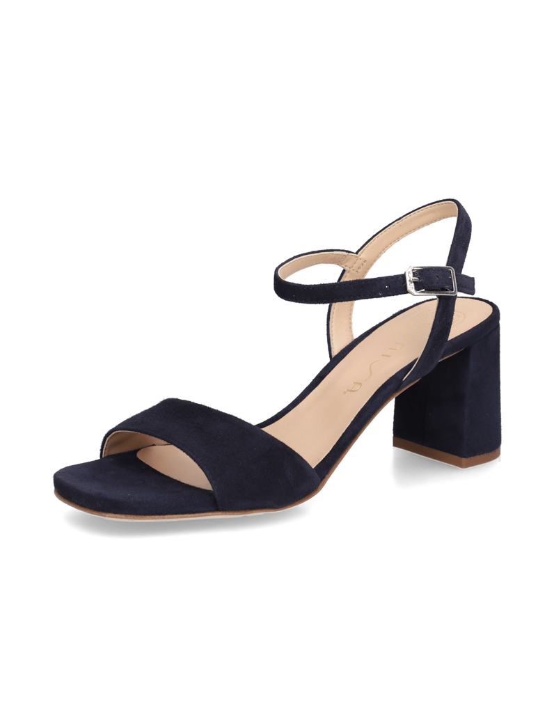 Unisa-Veloursleder-Sandale-weiss