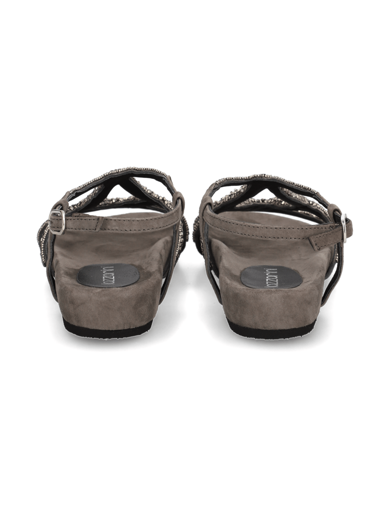 Lazzarini-Veloursleder-Sandale-grau