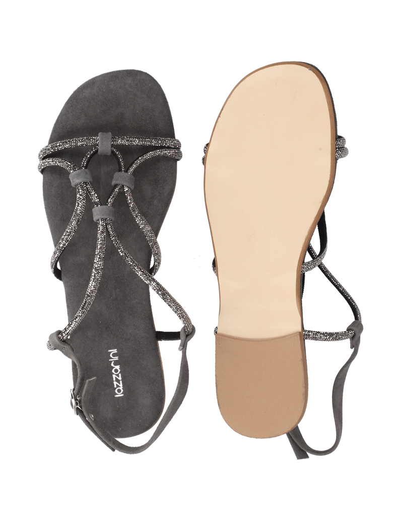 Lazzarini-sandály-černá