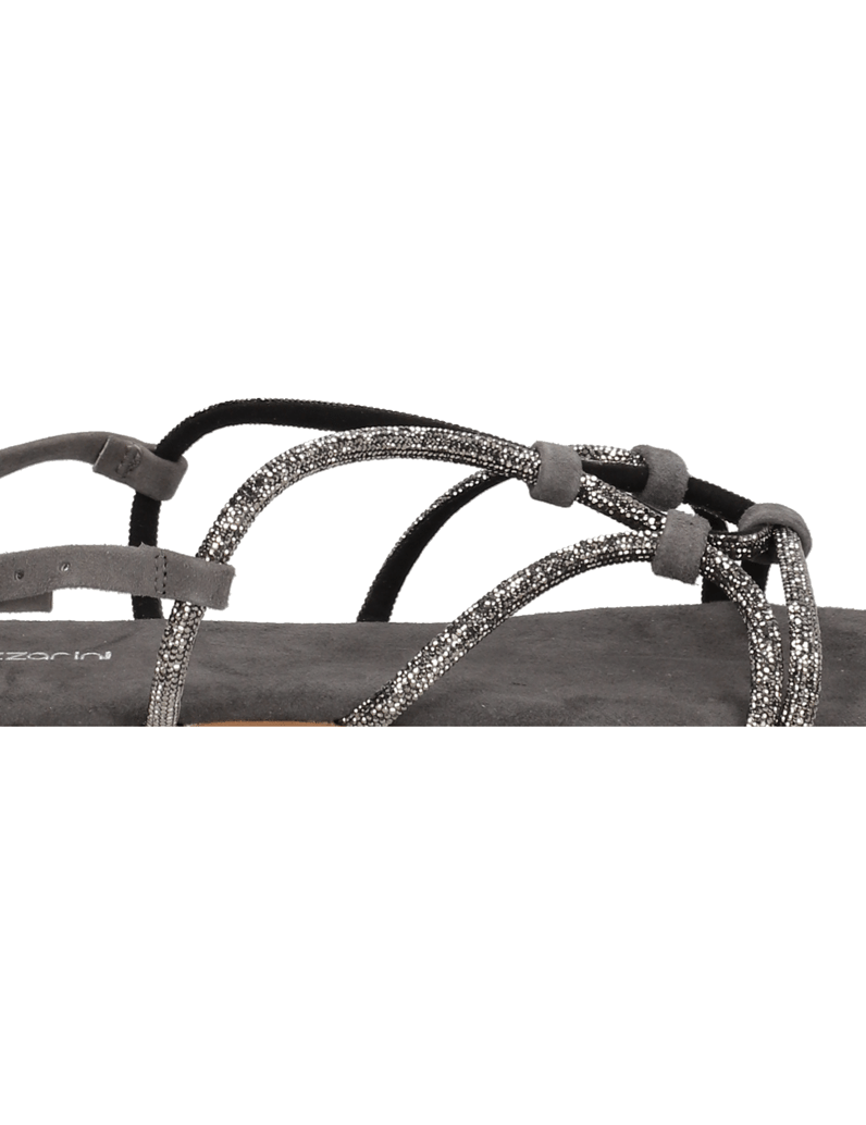 Lazzarini-sandály-černá