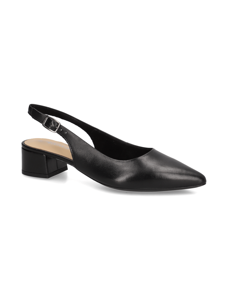 TAMARIS-Glattleder-Slingpumps-schwarz