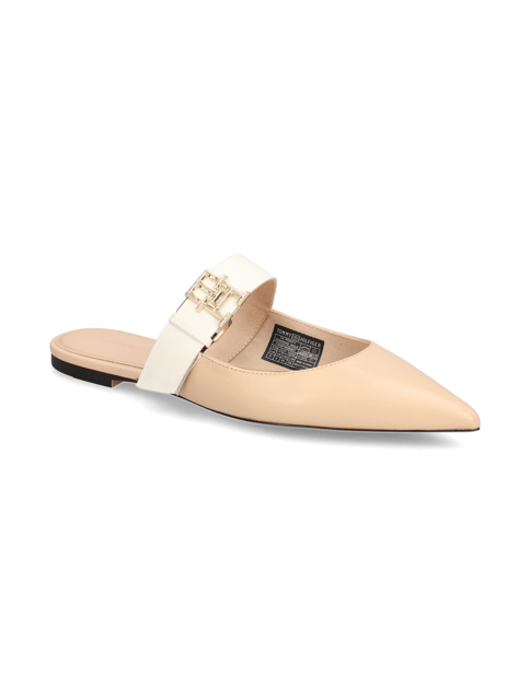 

TH POINTY FEMININE MULE, Béžová