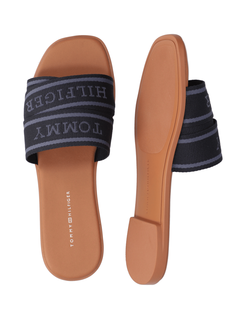 Tommy-Hilfiger-TH-WEBBING-MULE-beige