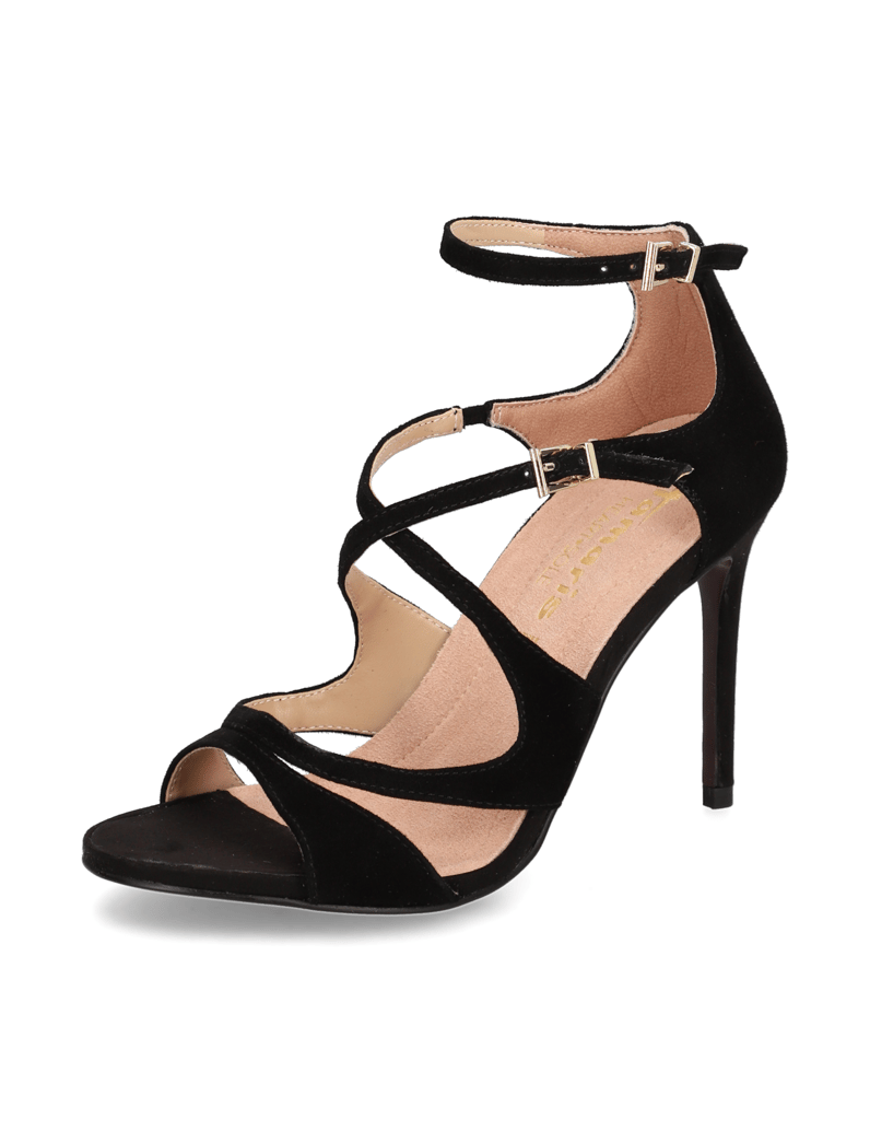 TAMARIS-semiš-usnje-sandali