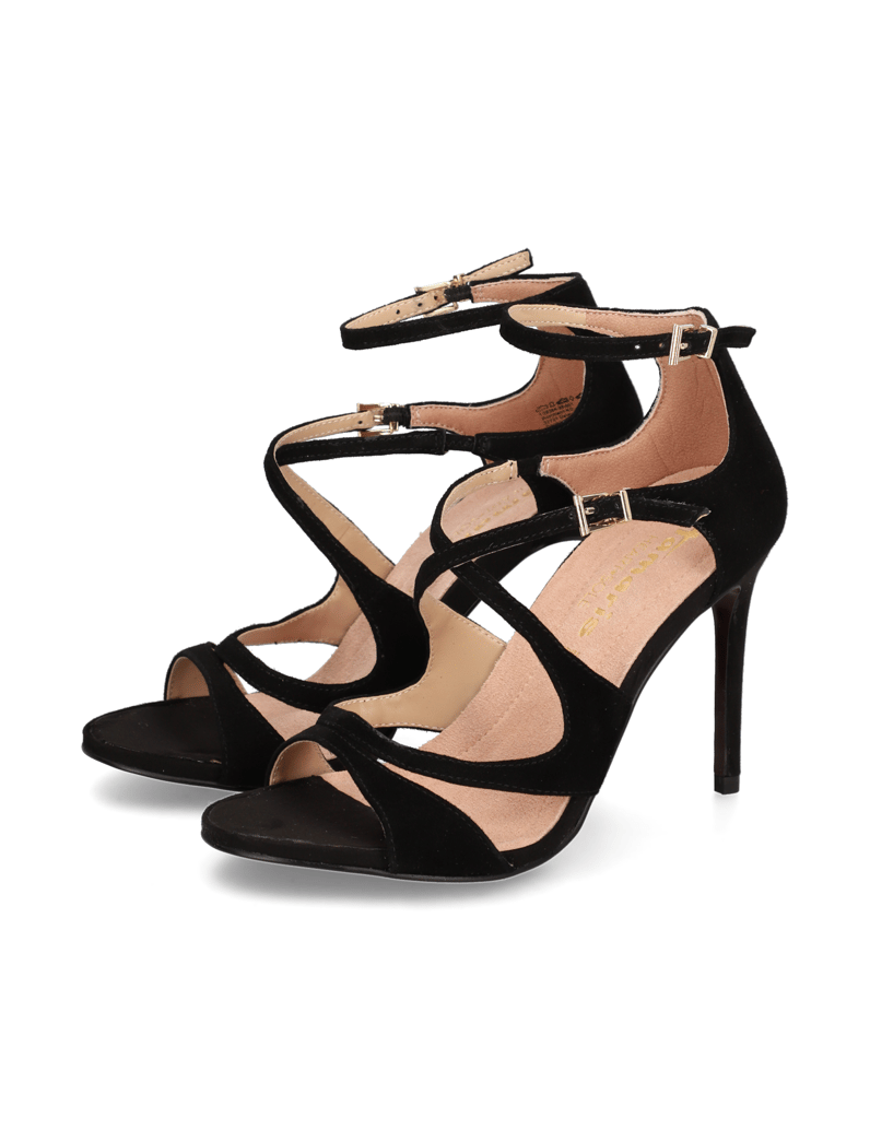 TAMARIS-semiš-usnje-sandali