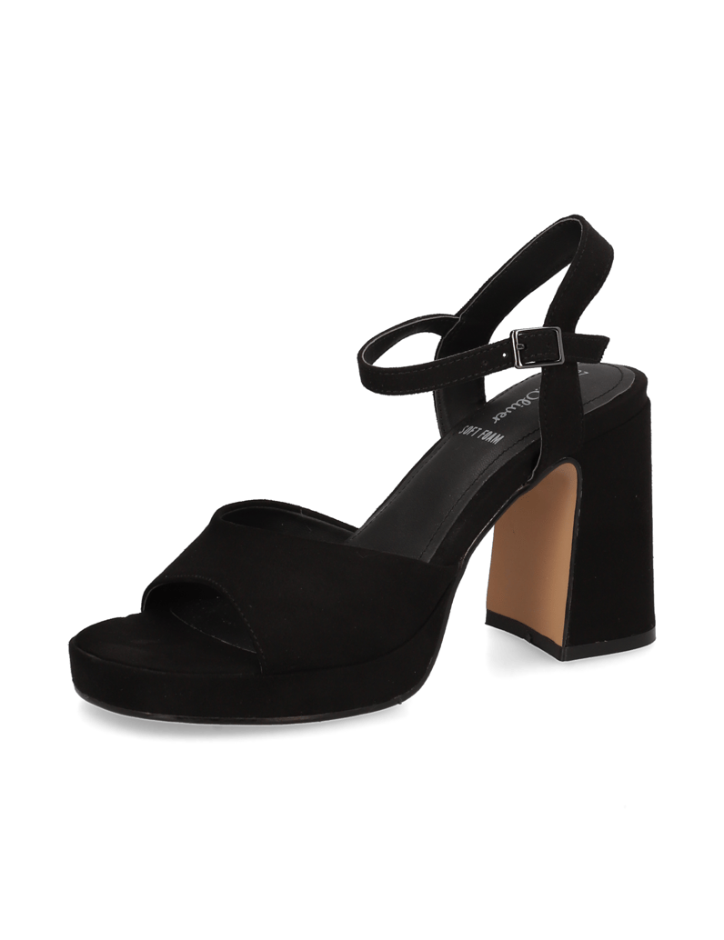 S.Oliver-sandály-černá