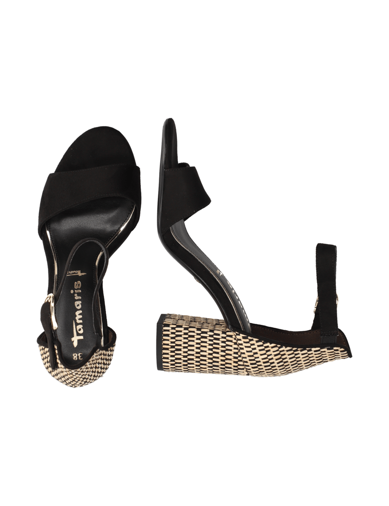 TAMARIS-Sandale-schwarz