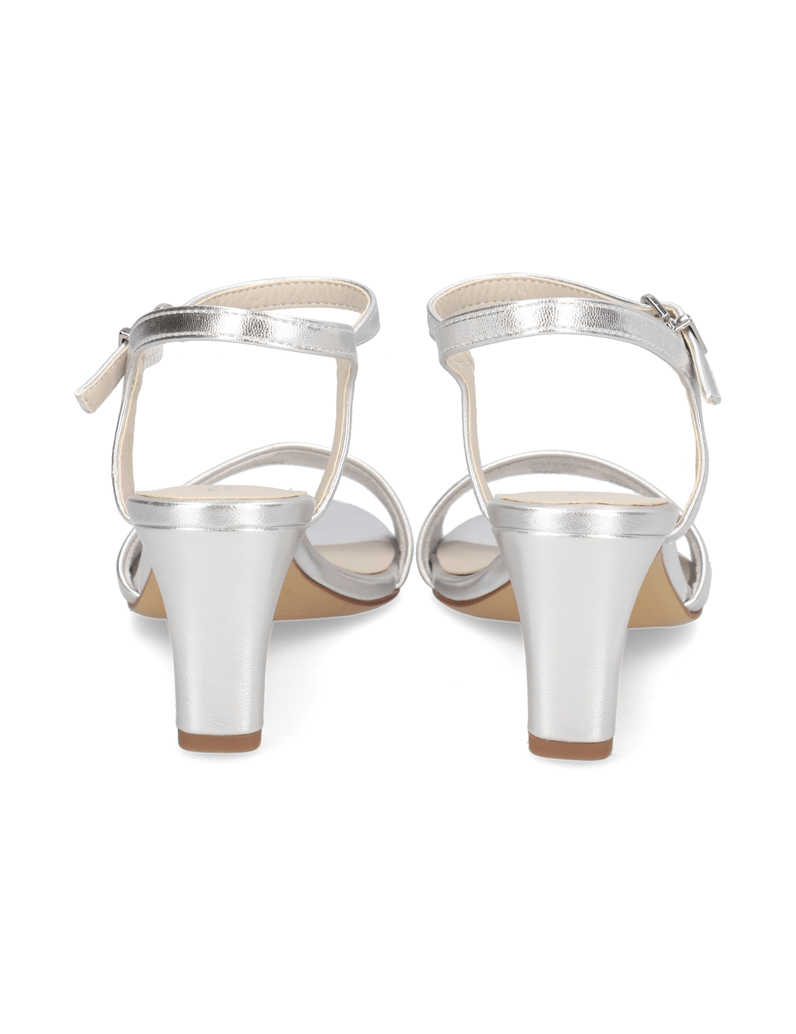 TAMARIS-sandály-stříbrná