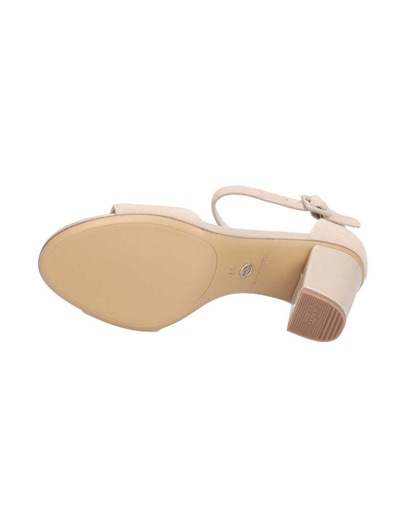 TAMARIS-Veloursleder-Sandale-schwarz