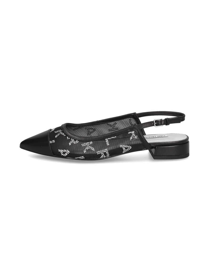 KARL-LAGERFELD-KERRIE-Rhinestone-Sling-schwarz