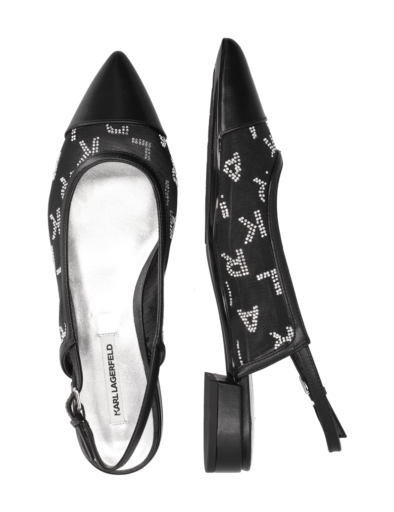 KARL-LAGERFELD-KERRIE-Rhinestone-Sling-schwarz