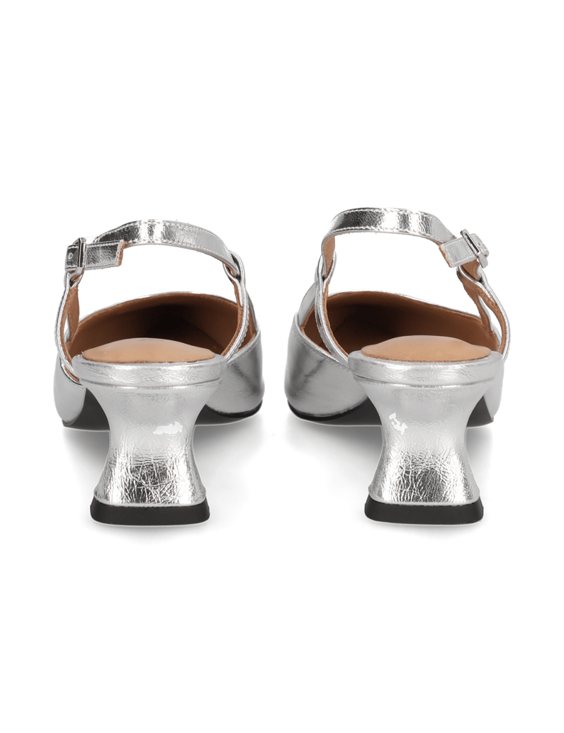 NEWD.Tamaris-Glattleder-Slingpumps-silber